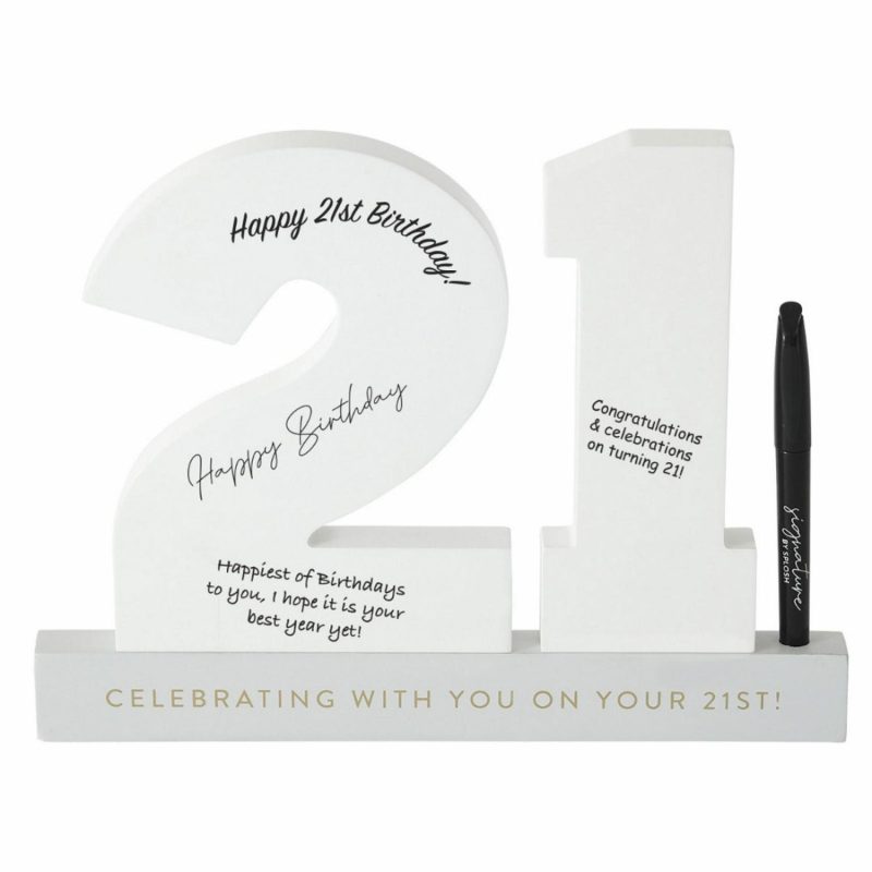 Keepsakes & Gifts | 21St Birthday Signature Number Gifts Keepsakes & Gifts