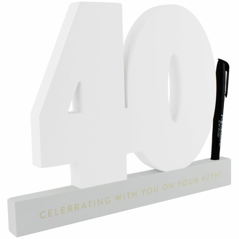 Keepsakes & Gifts | 40Th Birthday Signature Number Gifts Keepsakes & Gifts