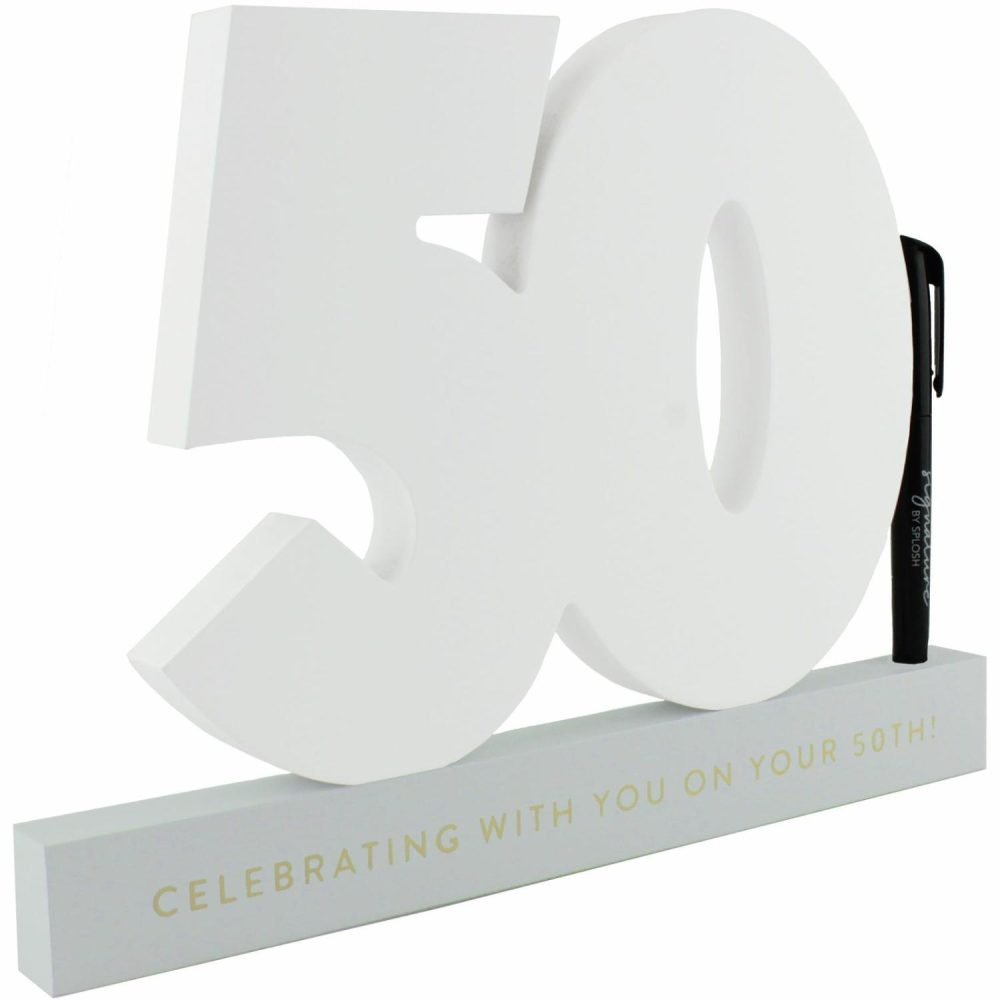 Keepsakes & Gifts | 50Th Birthday Signature Number Gifts Keepsakes & Gifts