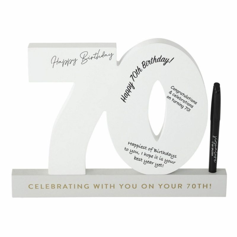 Keepsakes & Gifts | 70Th Birthday Signature Number Gifts Keepsakes & Gifts