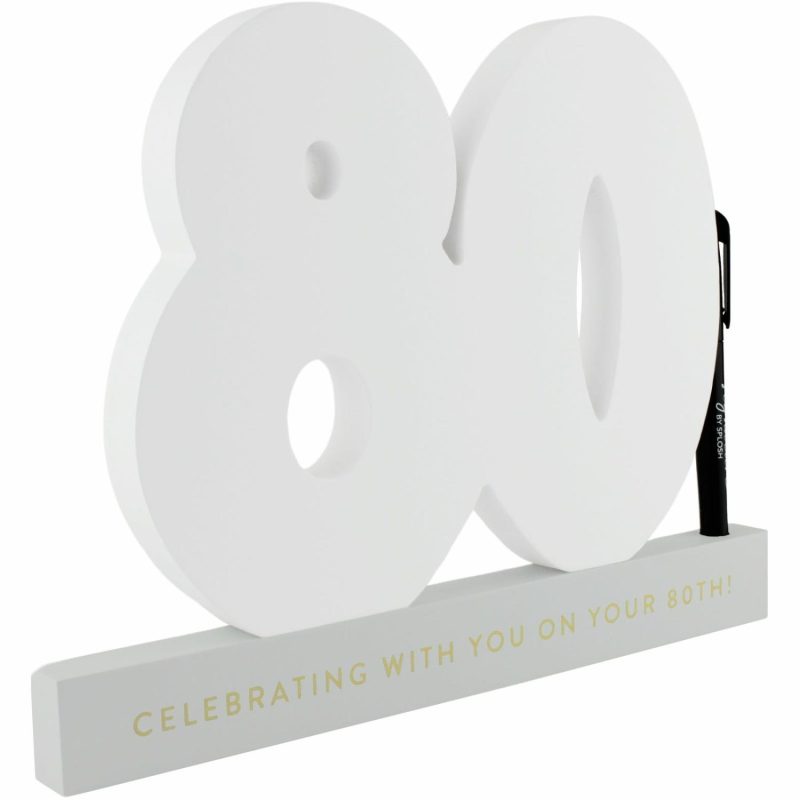 Keepsakes & Gifts | 80Th Birthday Signature Number Gifts Keepsakes & Gifts