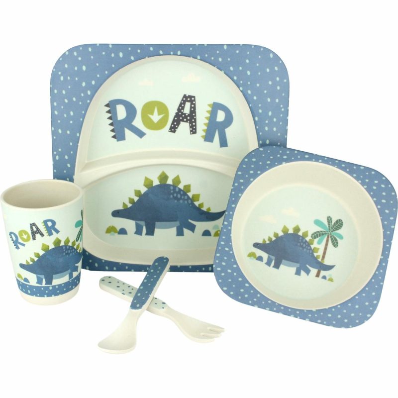 Keepsakes & Gifts | Frankie & Me Dinosaur Bamboo Fibre Kids Tableware Set (5 Pieces) Gifts Keepsakes & Gifts