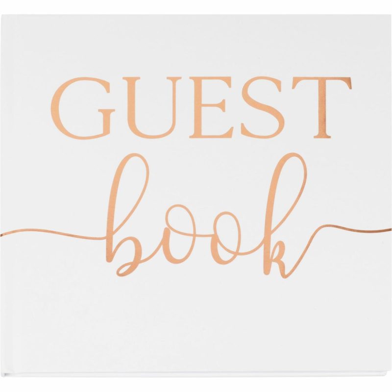 Keepsakes & Gifts | Ginger Ray Rose Gold Foil Wedding Guest Book Gifts Keepsakes & Gifts