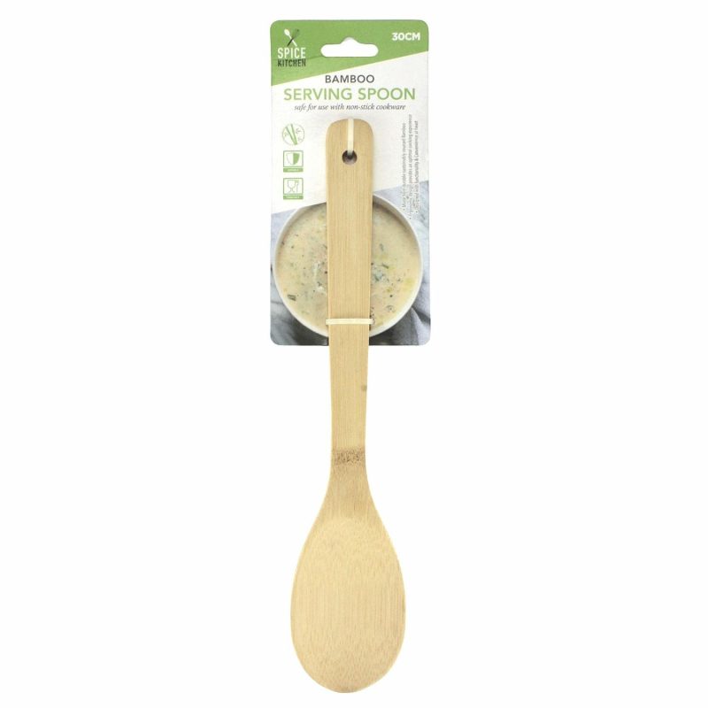 Kitchen Accessories | Bamboo Serving Spoon Catering & Kitchen Kitchen Accessories