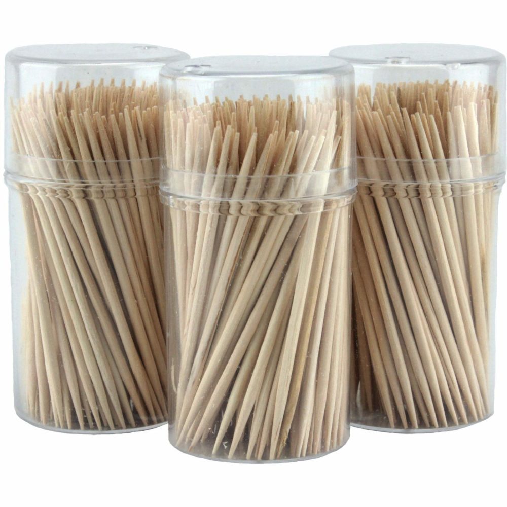 Kitchen Accessories | Clear Toothpick Dispensers (Value Pack Of 3) Catering & Kitchen Kitchen Accessories