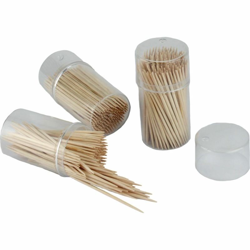 Kitchen Accessories | Clear Toothpick Dispensers (Value Pack Of 3) Catering & Kitchen Kitchen Accessories