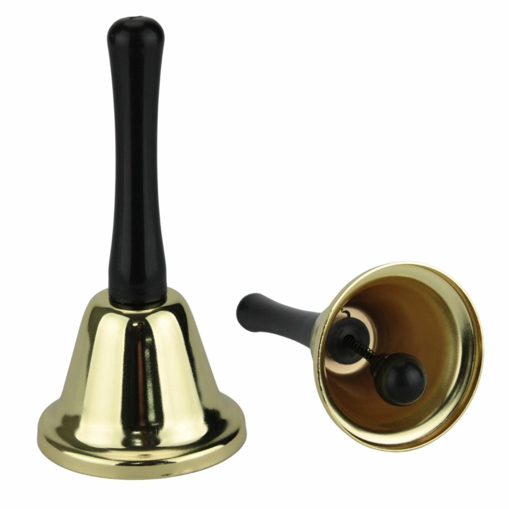 Kitchen Accessories | Gold Santa Claus Hand Bell 13Cm Catering & Kitchen Kitchen Accessories