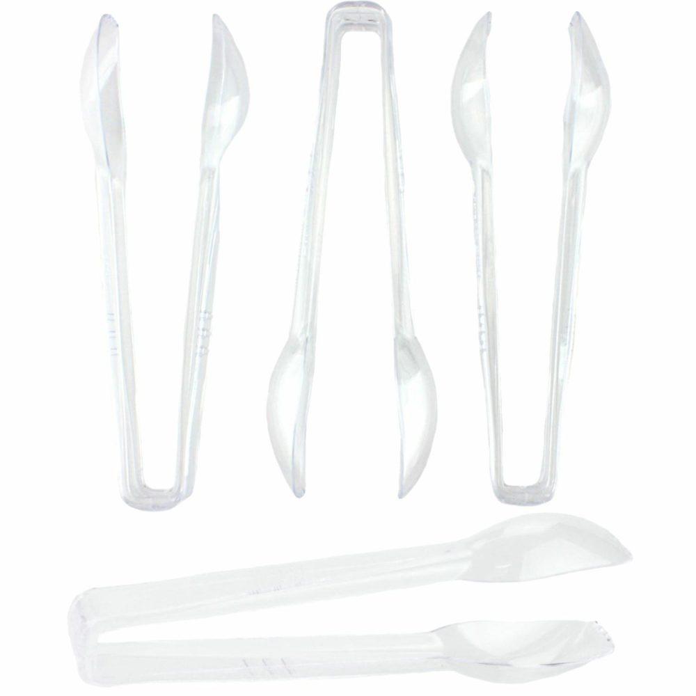 Kitchen Accessories | Mini Clear Plastic Salad Tongs (Pack Of 4) Catering & Kitchen Kitchen Accessories