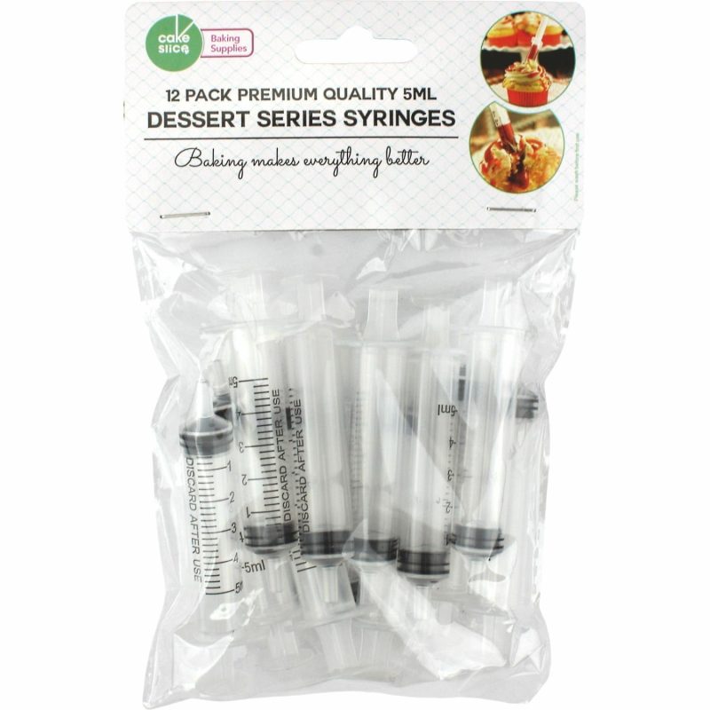 Kitchen Accessories | Plastic Dessert Syringes 5Ml (Pack Of 12) Catering & Kitchen Kitchen Accessories