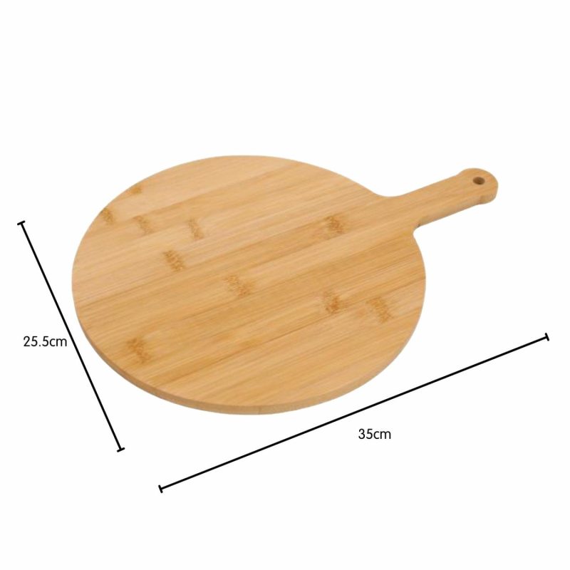 Kitchen Accessories | Round Bamboo Grazing Board 25Cm Catering & Kitchen Kitchen Accessories