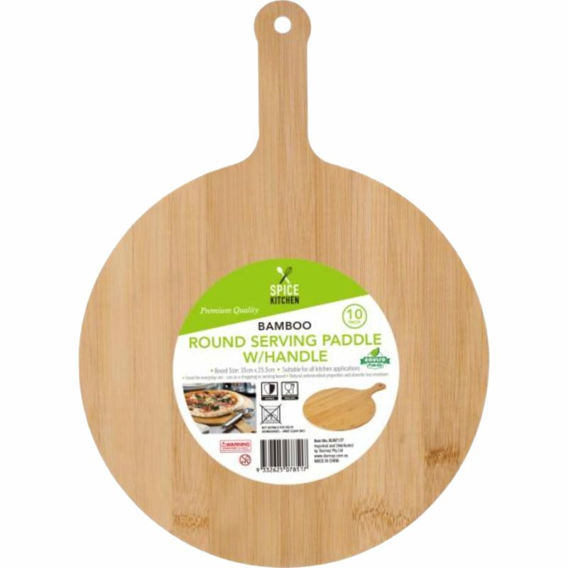 Kitchen Accessories | Round Bamboo Grazing Board 25Cm Catering & Kitchen Kitchen Accessories