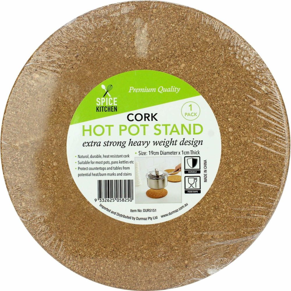 Kitchen Accessories | Round Cork Trivet 19Cm Catering & Kitchen Kitchen Accessories