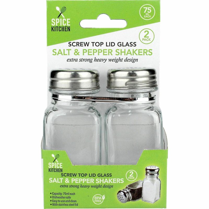 Kitchen Accessories | Screw Top Glass Salt And Pepper Shakers Catering & Kitchen Kitchen Accessories