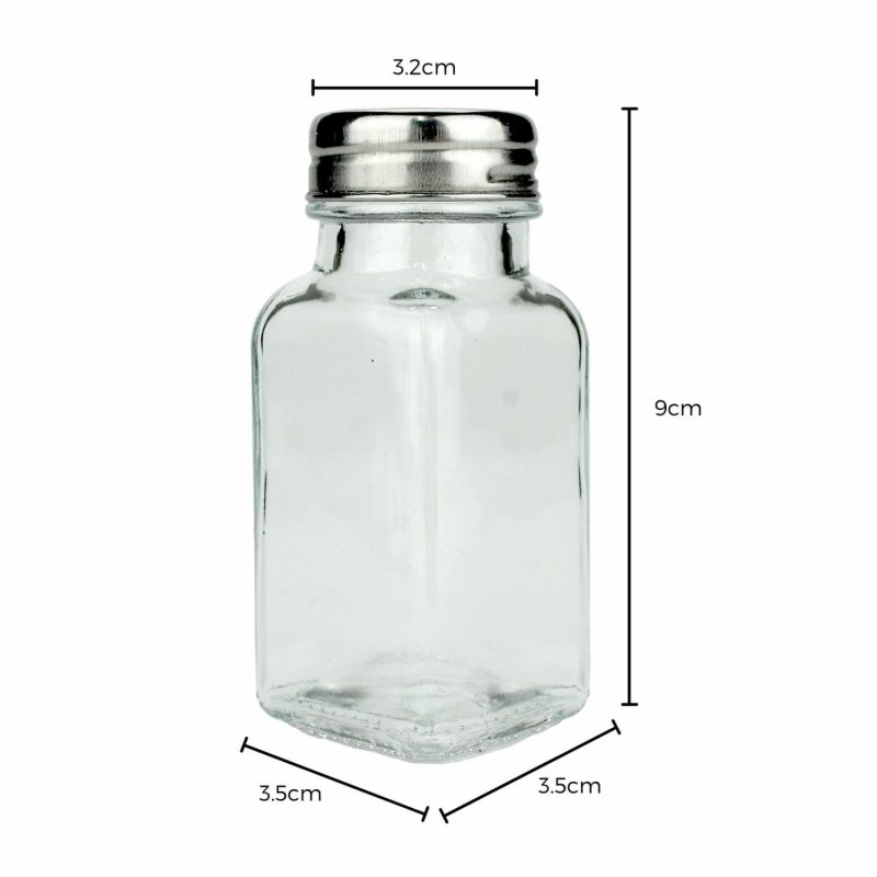 Kitchen Accessories | Screw Top Glass Salt And Pepper Shakers Catering & Kitchen Kitchen Accessories