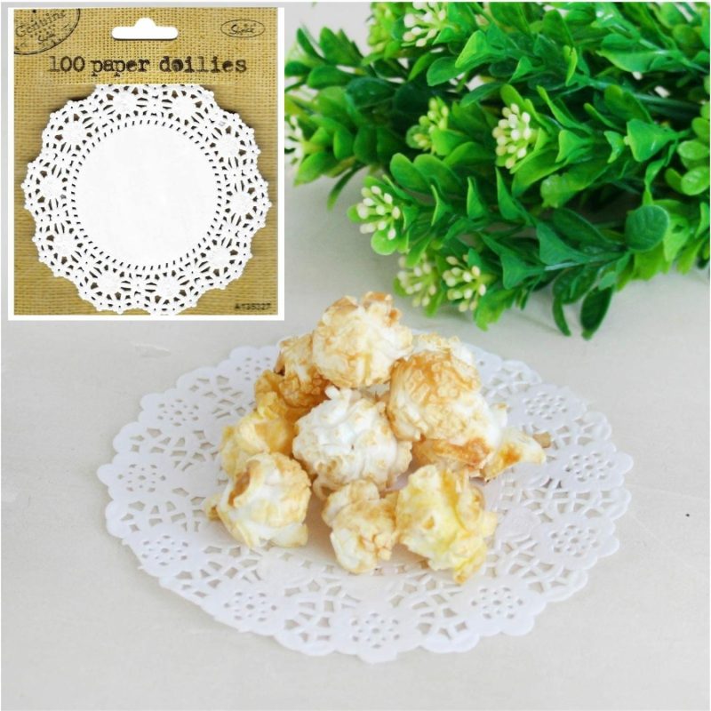 Kitchen Accessories | Small Paper Doilies (Pack Of 100) Catering & Kitchen Kitchen Accessories