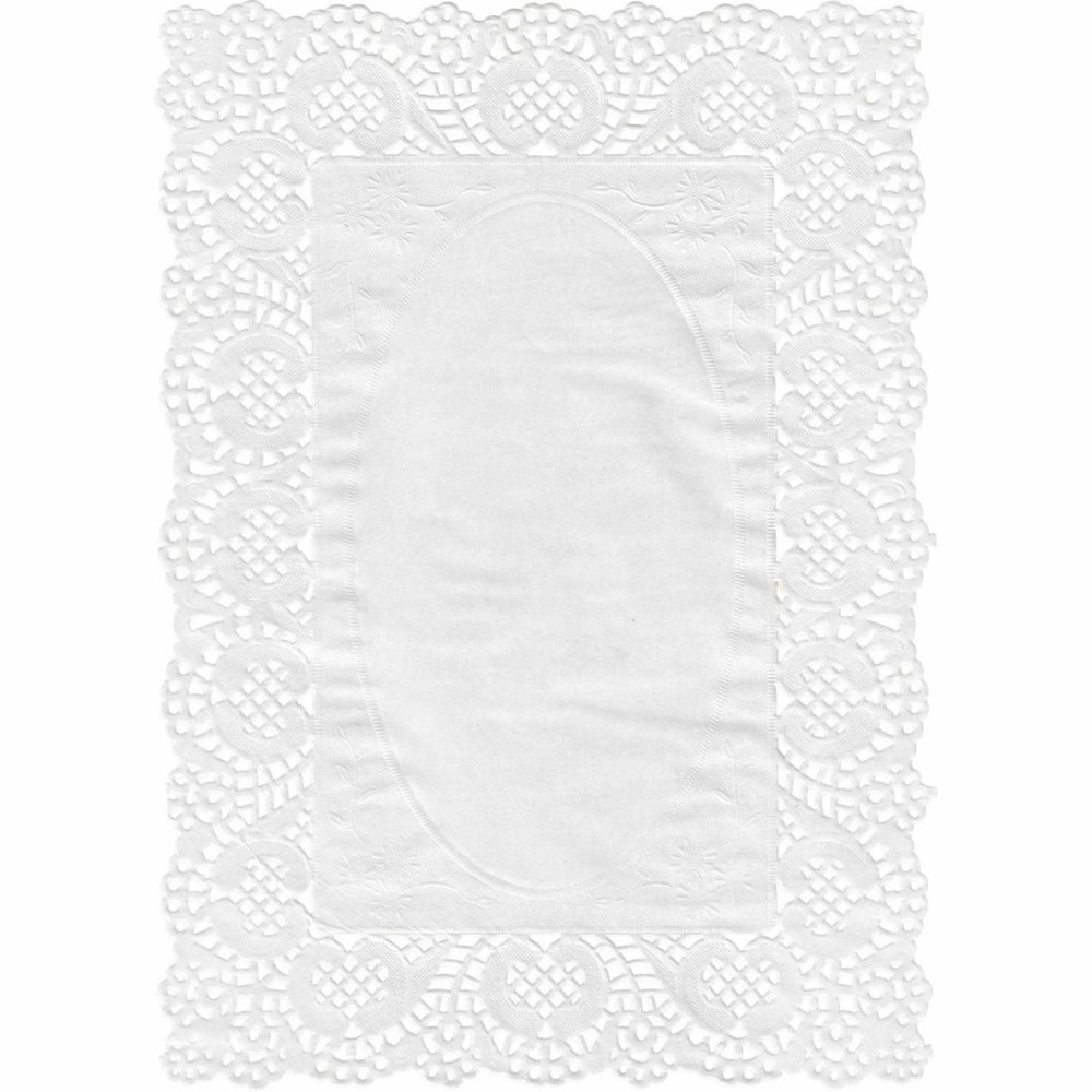 Kitchen Accessories | White Large Rectangular Paper Doilies (Pack Of 30) Catering & Kitchen Kitchen Accessories