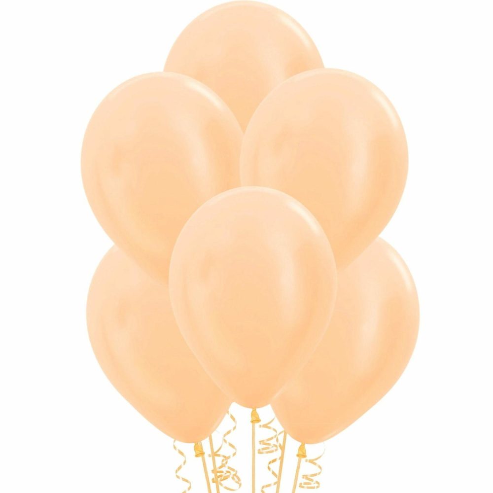 Latex Balloons | Apricot Pearl Balloons 30Cm (Pack Of 25) Balloons Latex Balloons