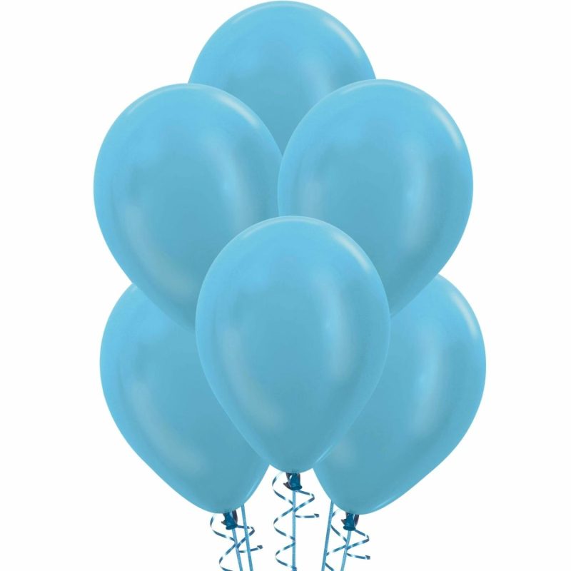 Latex Balloons | Blue Pearl Balloons 30Cm (Pack Of 100) Balloons Latex Balloons