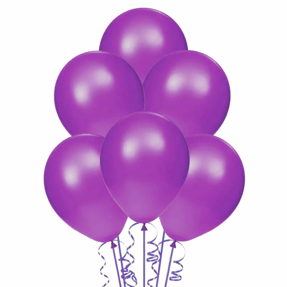 Latex Balloons | Lavender Party Balloons 25Cm (Pack Of 15) Balloons Latex Balloons