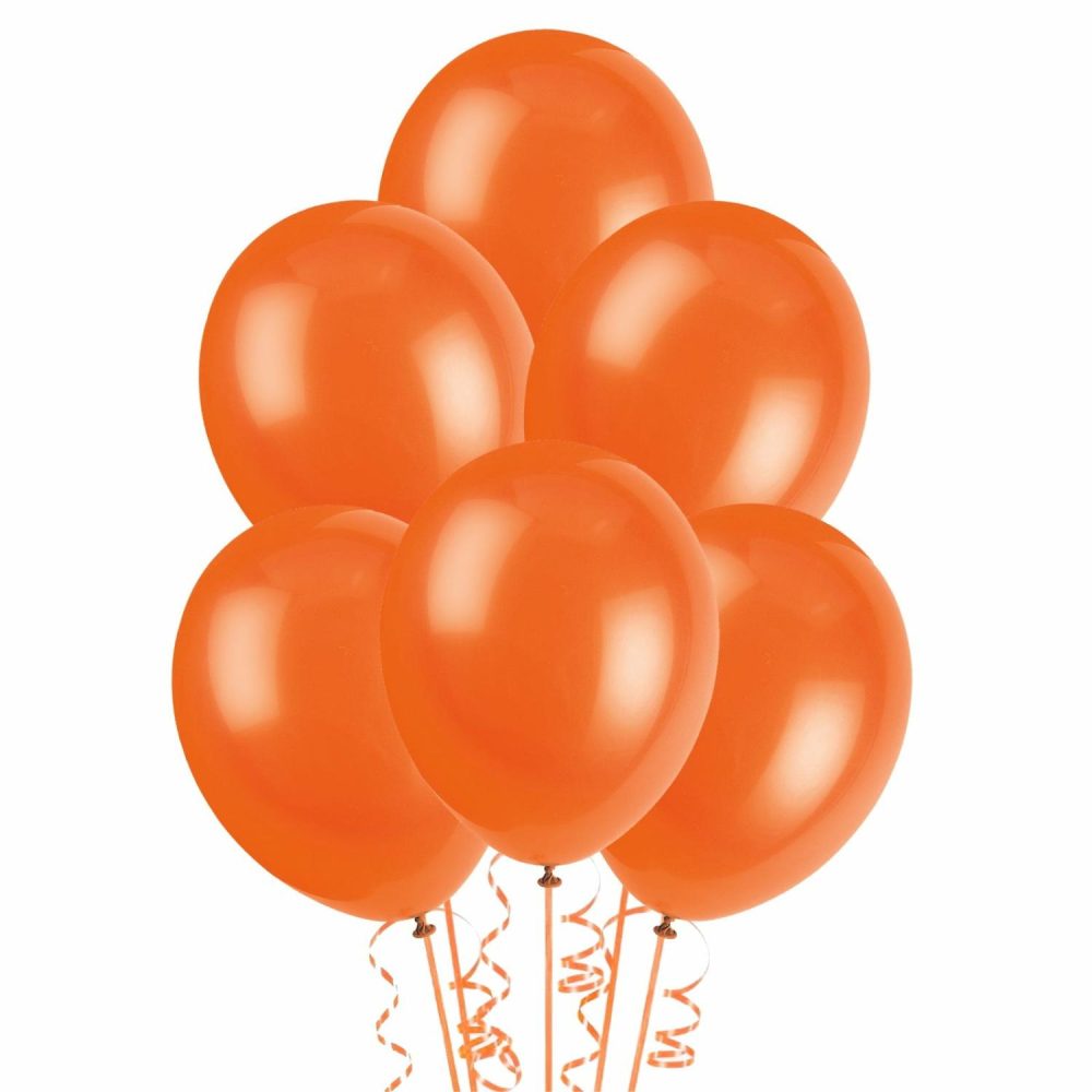 Latex Balloons | Orange Party Balloons 25Cm (Pack Of 15) Balloons Latex Balloons