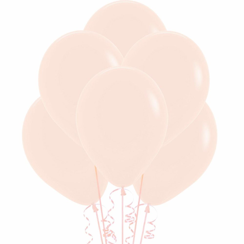 Latex Balloons | Pastel Macaron Pink Latex Round Balloons 30Cm (Pack Of 25) Balloons Latex Balloons