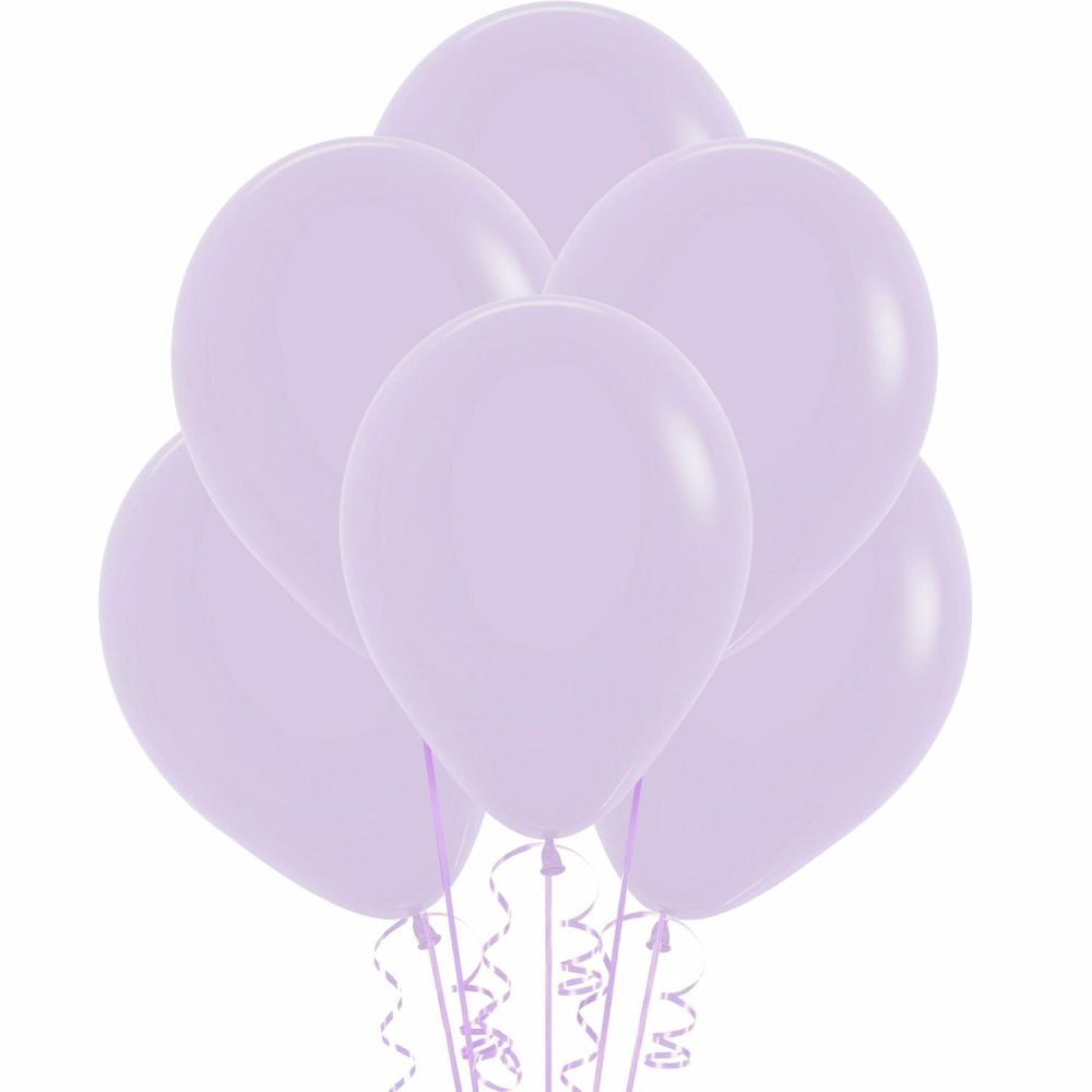 Latex Balloons | Pastel Macaron Purple Latex Round Balloons 30Cm (Pack Of 25) Balloons Latex Balloons