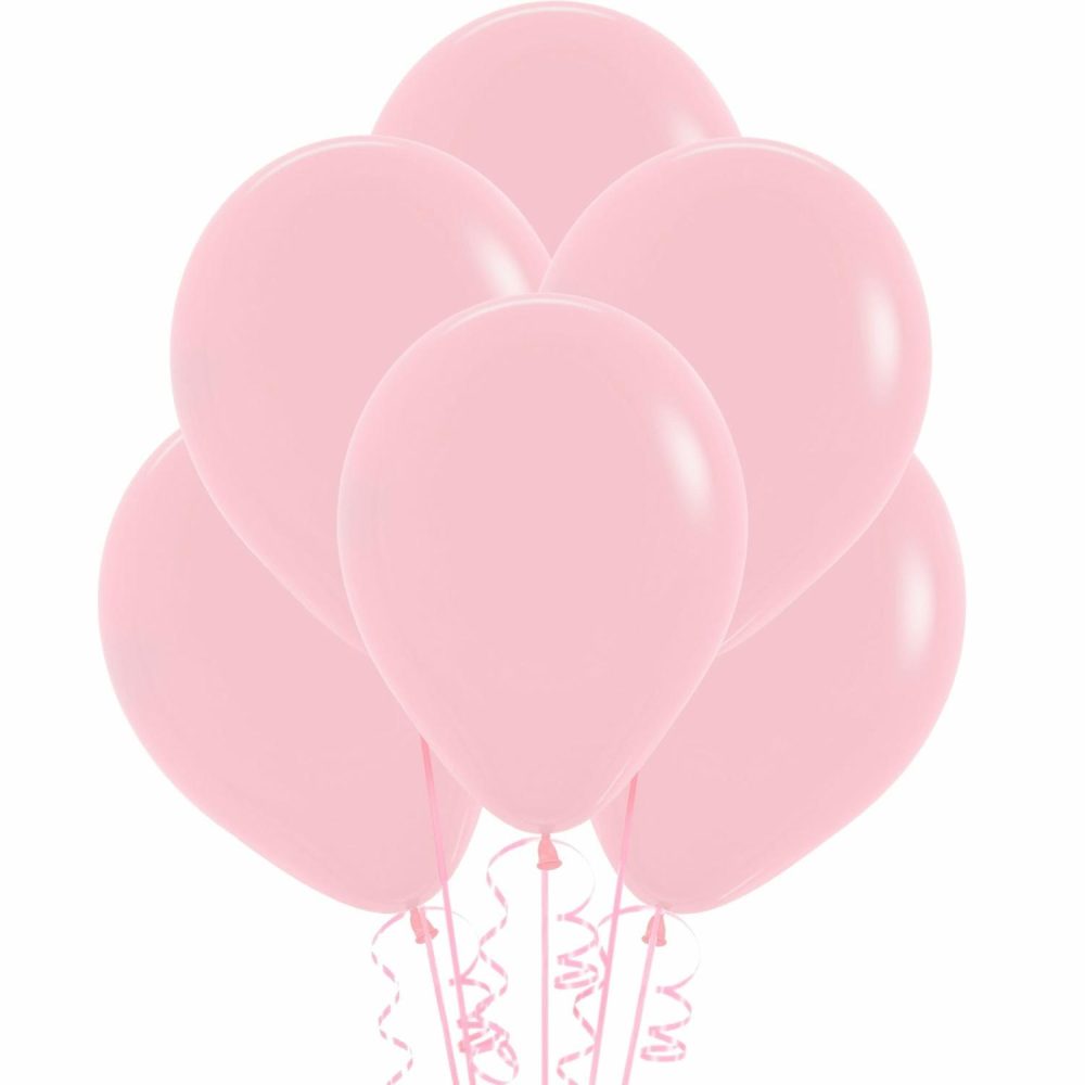 Latex Balloons | Pastel Macaron Rose Latex Round Balloons 30Cm (Pack Of 25) Balloons Latex Balloons