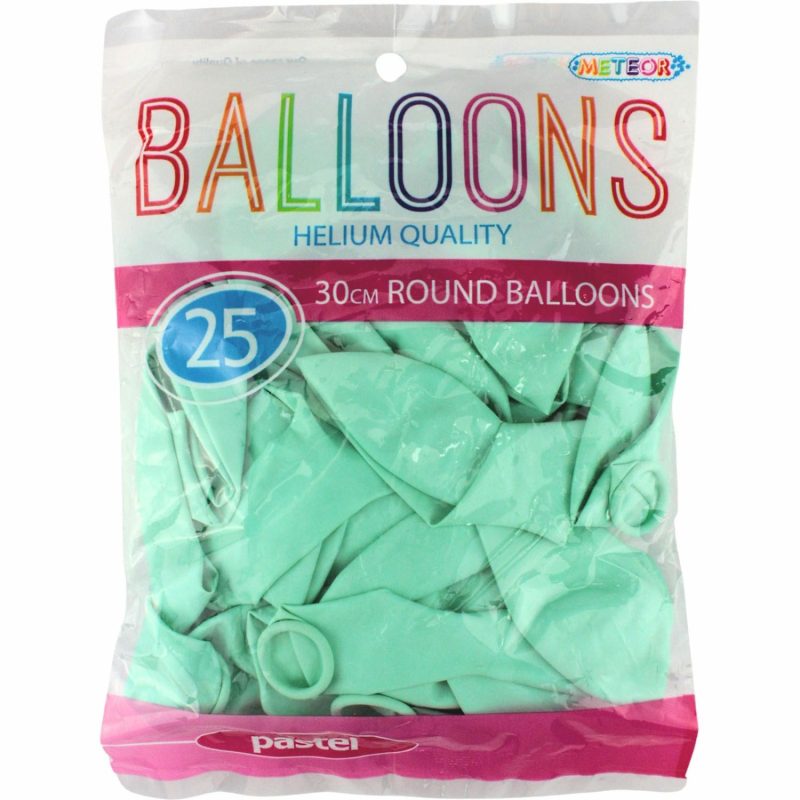 Latex Balloons | Pastel Macaron Tiffany Blue Latex Round Balloons 30Cm (Pack Of 25) Balloons Latex Balloons