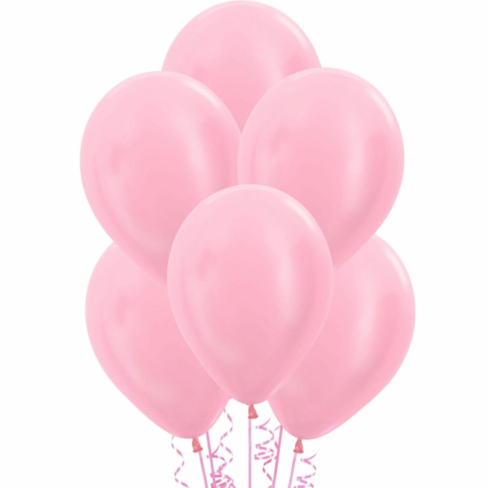 Latex Balloons | Pink Pearl Balloons 30Cm (Pack Of 100) Balloons Latex Balloons