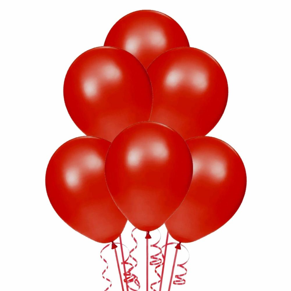 Latex Balloons | Red Party Balloons 25Cm (Pack Of 15) Balloons Latex Balloons