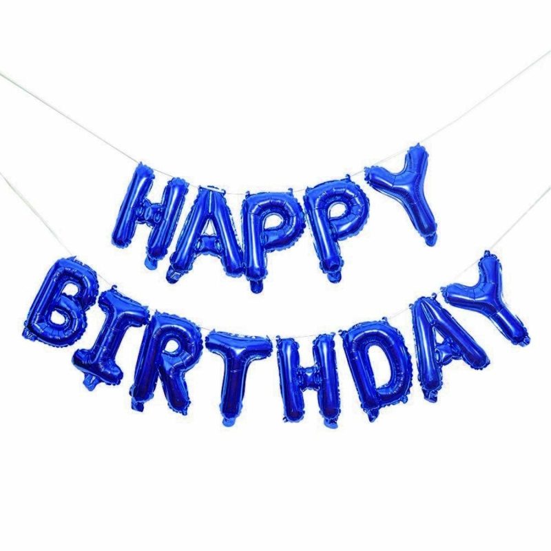 Letters & Numbers | Blue Letter A Foil Air Fill Balloon 35Cm Balloons Letters & Numbers