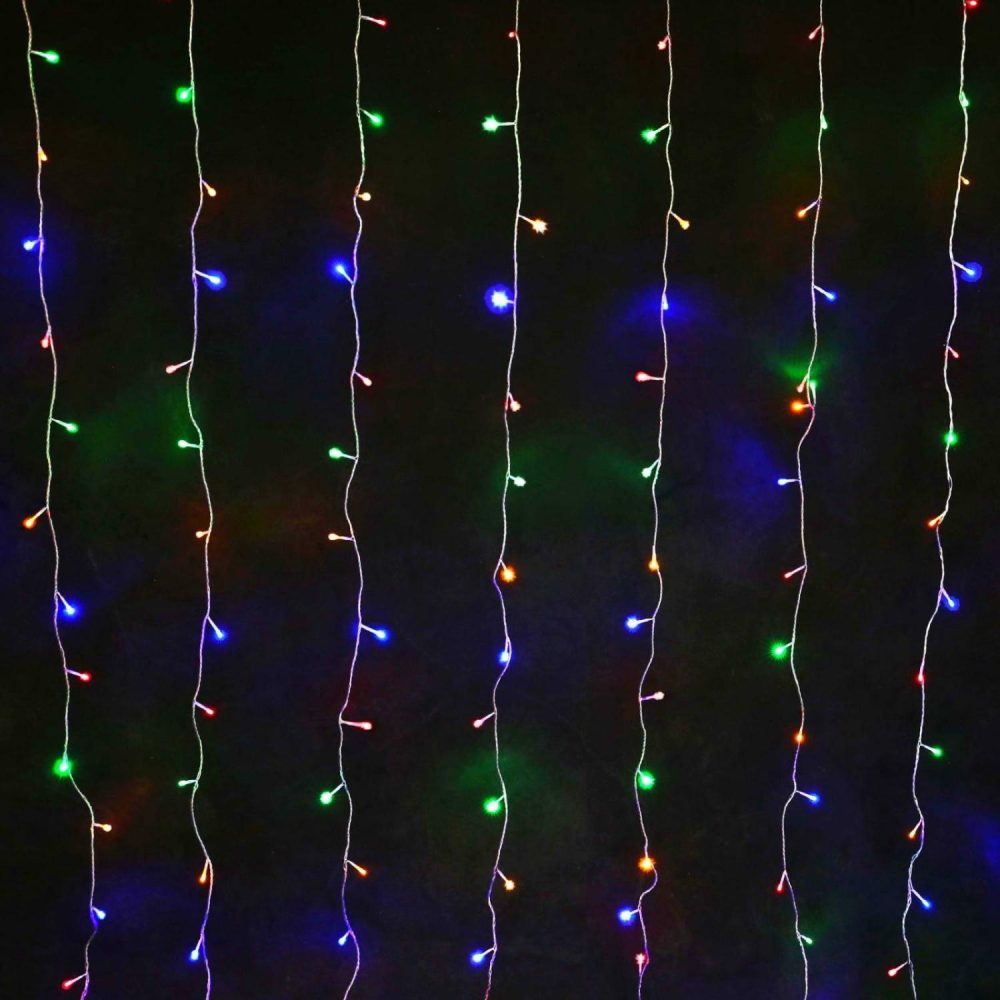 Lighting | 160 Multicolour Led Curtain Light Decor Lighting