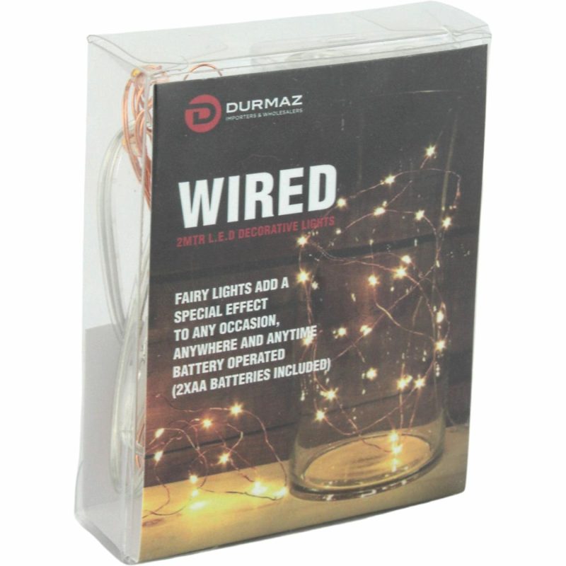 Lighting | 20 Micro Warm White Battery Operated Led String Lights 2M Decor Lighting