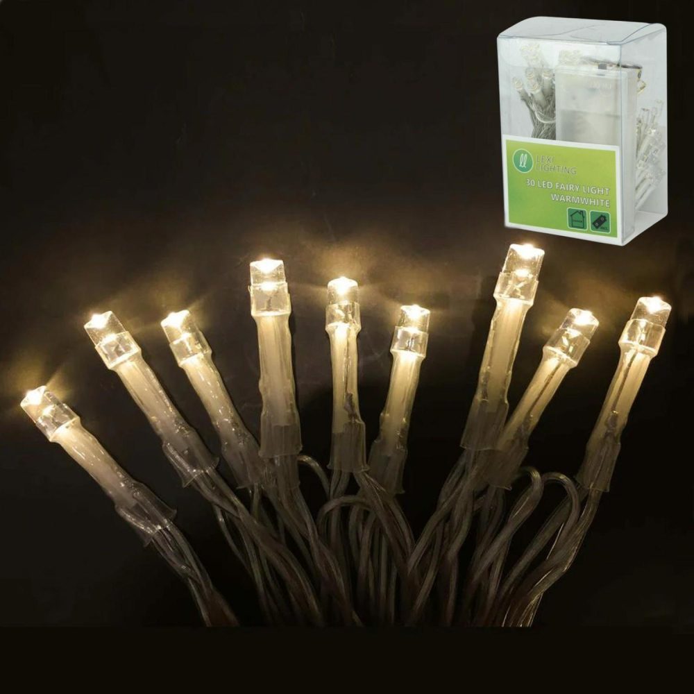 Lighting | 30 Warm White Battery Operated Led Fairy Lights 2.9M Decor Lighting