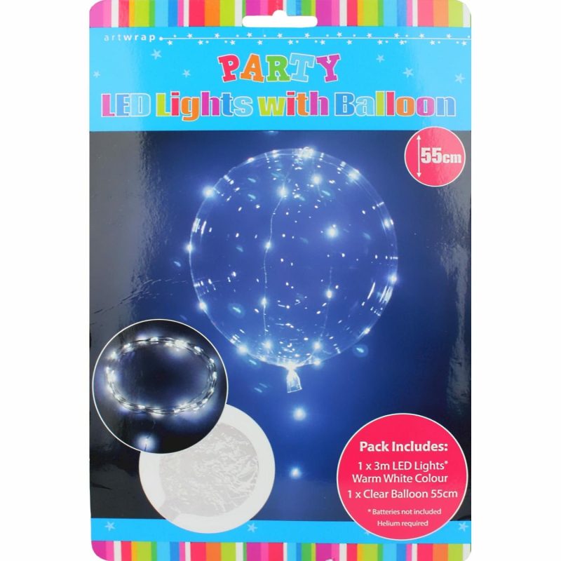 Lighting | Led Bright White Helium Bubble Balloon Decor Lighting