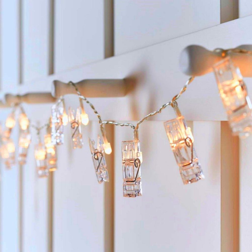 Lighting | Led Peg String Lights Decor Lighting