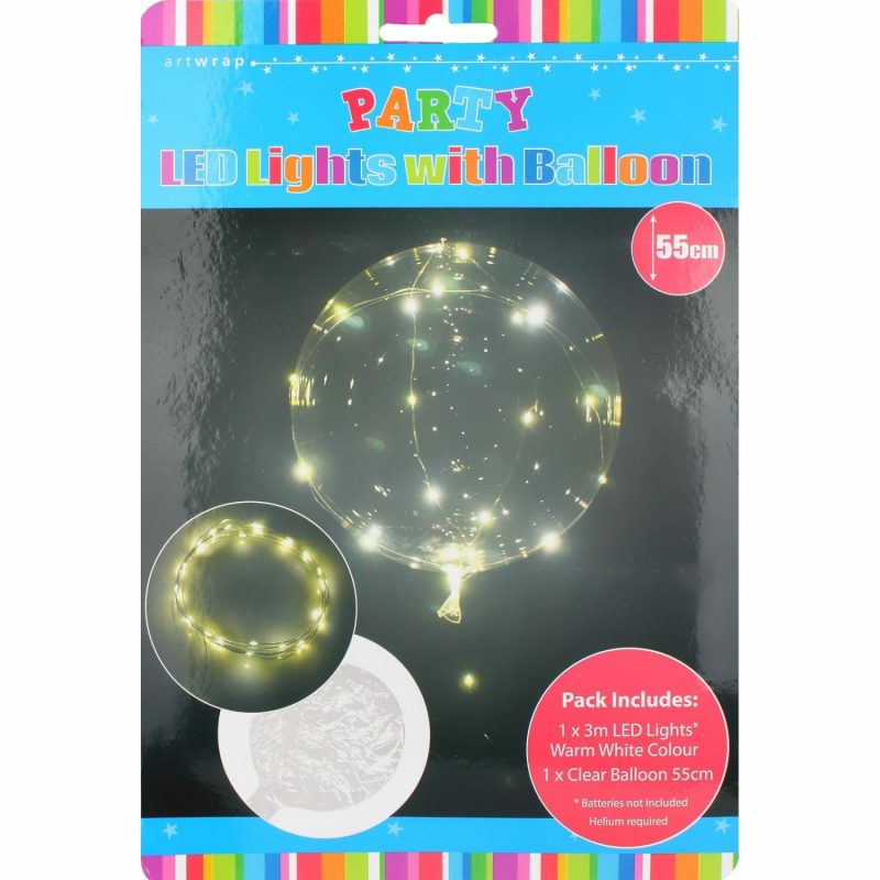 Lighting | Led Warm White Helium Bubble Balloon Decor Lighting