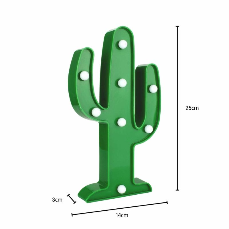 Lighting | Light Up Led Cactus Decor Lighting