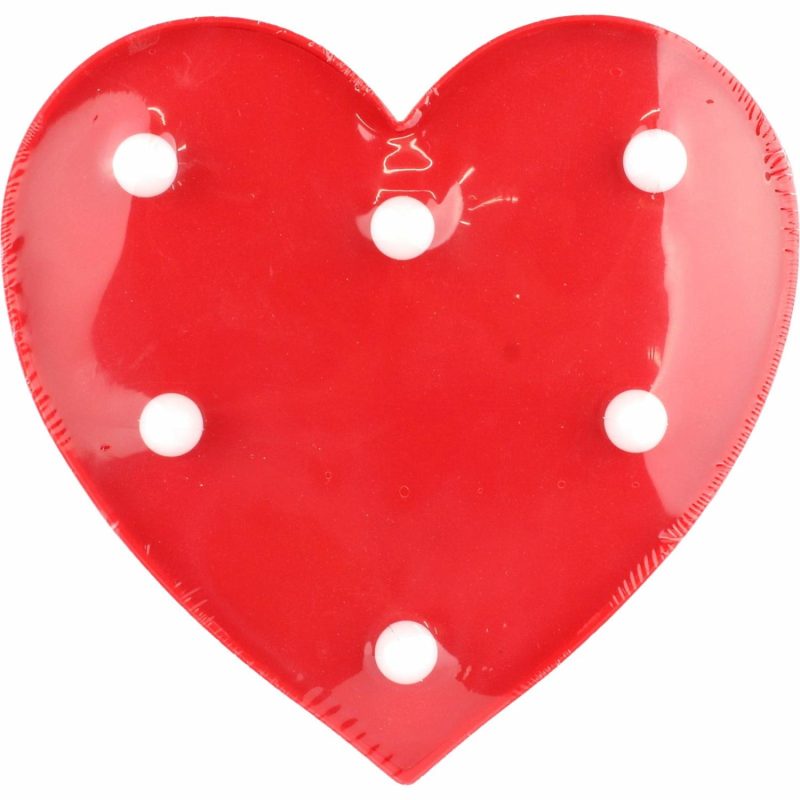 Lighting | Light Up Led Love Heart 16Cm Decor Lighting