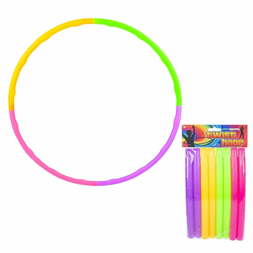 Outdoor Games | Neon Connectable Hula Hoop Outdoor Games Outdoor Games