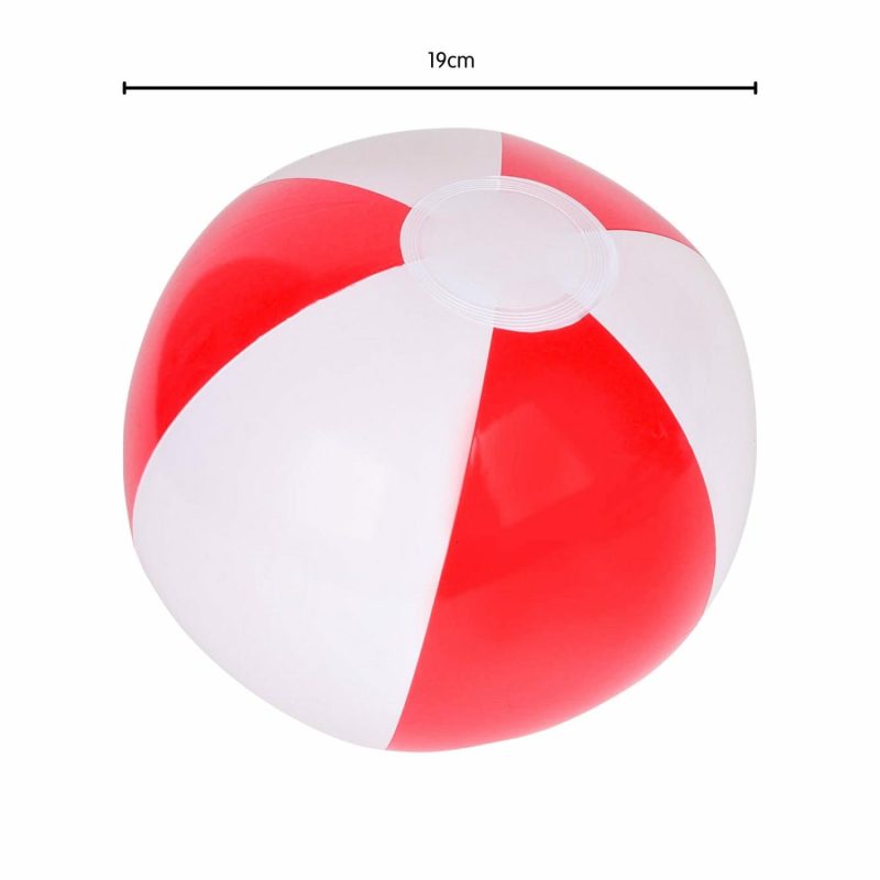 Outdoor Games | Red And White Inflatable Beach Balls (Pack Of 12) Outdoor Games Outdoor Games