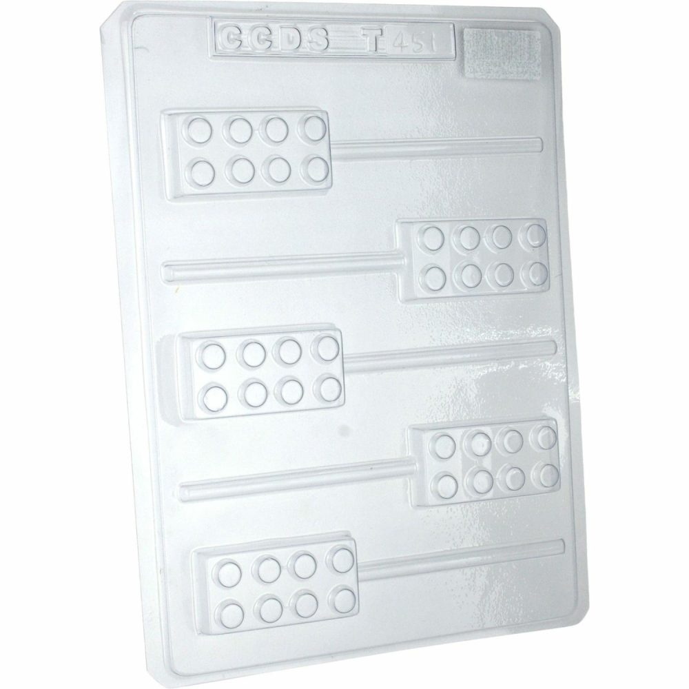 Pans & Moulds | Block Pop Plastic Chocolate Moulds (1 Sheet) Baking & Cake Decorating Chocolate Making