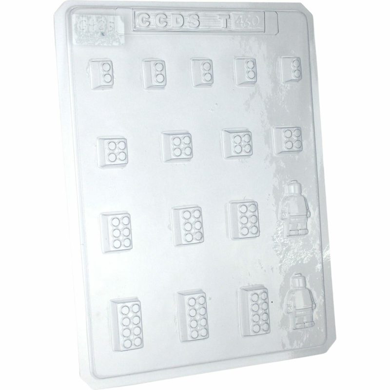 Pans & Moulds | Building Block Plastic Chocolate Moulds (1 Sheet) Baking & Cake Decorating Chocolate Making