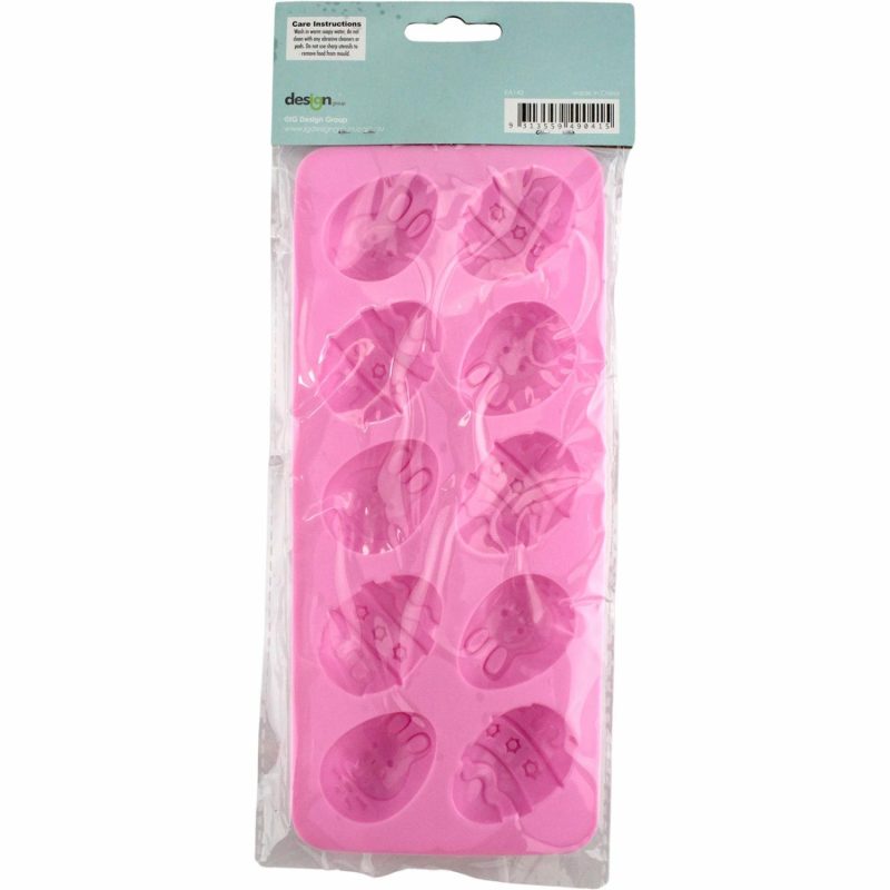 Pans & Moulds | Easter Egg Silicone Mould (10 Pieces) Baking & Cake Decorating Chocolate Making