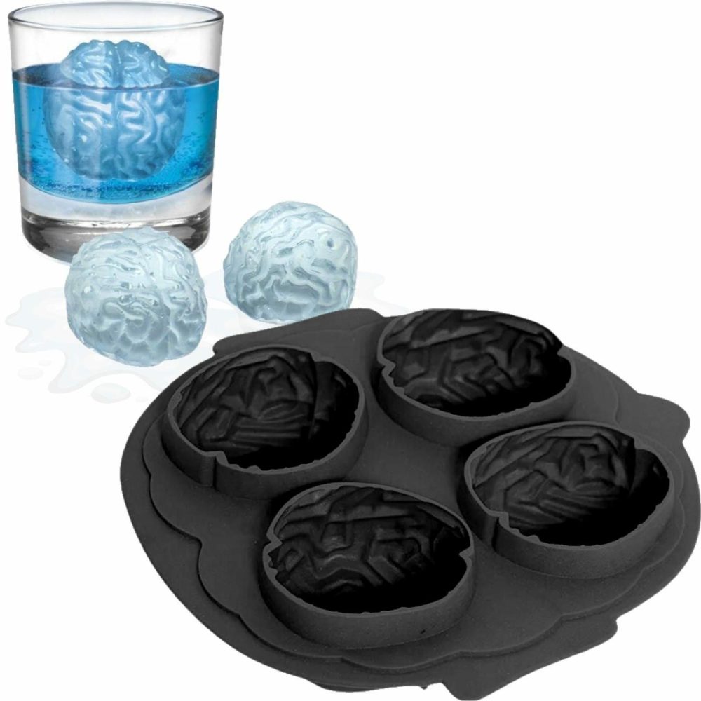 Pans & Moulds | Plastic Brain Moulds (4 Pieces) Baking & Cake Decorating Pans & Moulds