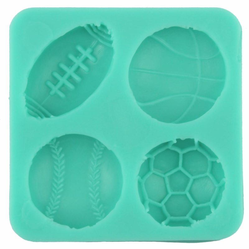 Pans & Moulds | Sports Balls Silicone Mould Baking & Cake Decorating Chocolate Making