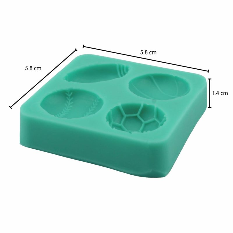 Pans & Moulds | Sports Balls Silicone Mould Baking & Cake Decorating Chocolate Making