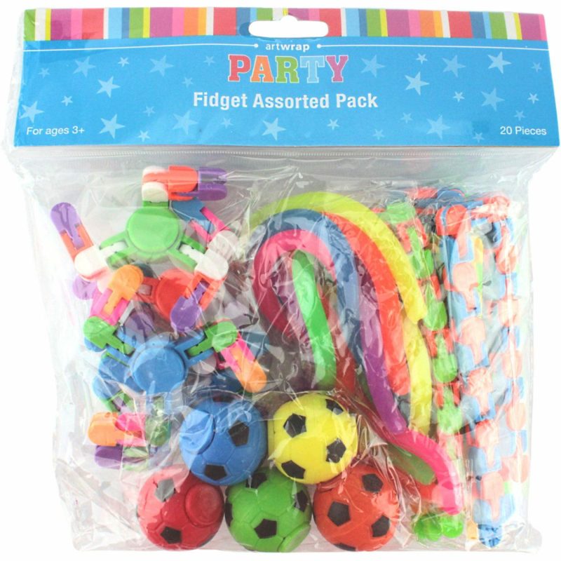 Party Bag Fillers | Assorted Fidget Value Favour Pack (20 Pieces) Gifts Party Bag Fillers