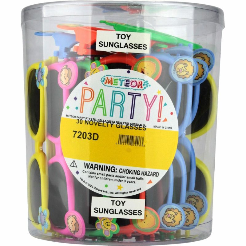 Party Bag Fillers | Novelty Coloured Kids Party Glasses (Pack Of 30) Gifts Party Bag Fillers