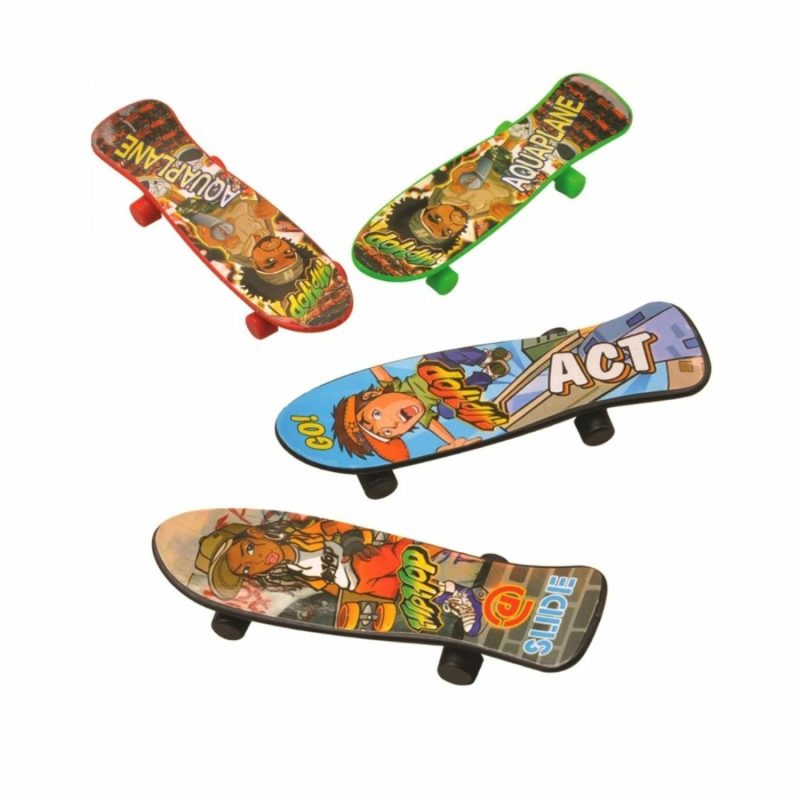 Party Bag Fillers | Plastic Skateboards (Pack Of 4) Gifts Party Bag Fillers